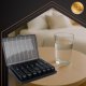 7 Day Pill Organizer 3 Times a Day Ruhhy 26346, Black