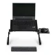Adjustable Aluminum Laptop Stand with Mouse Pad, Foldable ModernHome