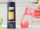 Wireless Portable Blender 450 ml, USB, Navy Blue
