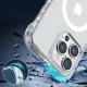 Joyroom Magnetic Defender Magnetic Phone Case Cover iPhone 14 Pro Max Armored Cover with Hooks Stand Clear (MagSafe...