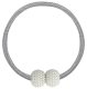 Magnetic Curtain Tieback Holder for Drapes and Sheers, Grey