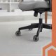 Ruhhy Office Chair Wheels 25280, Set of 5, Safe for All Floors, Grey