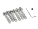 Maclean MC-706 Ceiling Mount Plate for TV Bracket, 50kg, Black