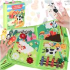 Sensory Farm Animal Activity Book for Toddlers with Finger Puppets