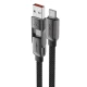 Acefast C13-05 USB-C to USB-A / USB-C Cable 480Mb/s 3A 0.2m - Black
