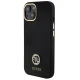 Guess Silicone Logo Strass 4G Case for iPhone 15 / 14 / 13, Black