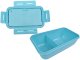 Bento Lunch Box for Kids and Adults with Compartments and Utensils, Blue