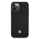 BMW iPhone 12 / 12 Pro Case Leather Perforate, Black