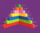 Wooden Blocks and Logic Game, 48 pcs