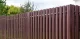 Profiled Metal Fence Board Polo PMx2 RAL8017 1500mm Brown