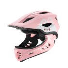 Rockbros TT-32001 Rabbit Children's Bike Helmet with Detachable Chin Size S (48-52) - Pink