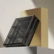 Metal Desk Organizer and Monitor Stand DA463, Black