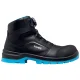 Uvex 95692 S3 SRC Safety Boots with Boa Fit System, Size 44, Black/Blue