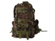 Tactical Military Backpack 48.5L with Detachable Pouches and MOLLE System, Dark Camo