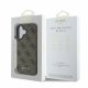 Guess 4G Classic Case for iPhone 16, Brown