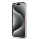 Karl Lagerfeld iPhone 15 Plus / 14 Plus Case Diagonal Quilted Script, Pink