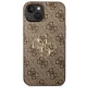 Guess 4G Big Metal Logo Case for iPhone 14/15/13 - Brown