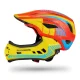 Rockbros TT-32SOYB-M Children\'s Bicycle Helmet with Detachable Chinbar, M, Yellow-Orange