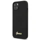 Guess Silicone Script MagSafe Case for iPhone 13 6.1\", Black