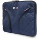 BMW Nylon Pockets & Metal Logo Sleeve 14\" Laptop Bag - Navy Blue