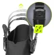4Fizjo TSUNAMI L/XL (42-47) Adjustable Swimming Fins, Grey