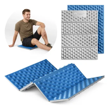 MOUNTAIN GOAT Folding Foam Seat Mat 40x30x2cm, Navy Blue