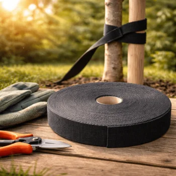 Tree Support Tie 100 m × 4.5 cm, Grey