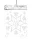 Malatec 3D LED Window Decoration - Snowflake, Warm White