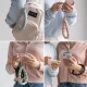 Ringke Holder & Puffer Hand Strap Phone Lanyard - Black