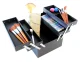 Cosmetic Accessories Case Bag Organizer in Brown