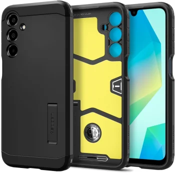 Samsung Galaxy A16 4G / 5G ( SM-A166 / SM-A165 ) Spigen Tough Armor Case Cover, Black