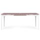 Extendable Garden Table 180-240 cm 12-Seater Steel HDPE MultiGarden, Beige