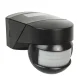 Maclean MCE295 Wall Motion and Twilight Sensor, 180° + 360°, 2000W, Black