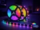 RGB LED Strip Lights 3m with Bluetooth App and Remote Control, Black