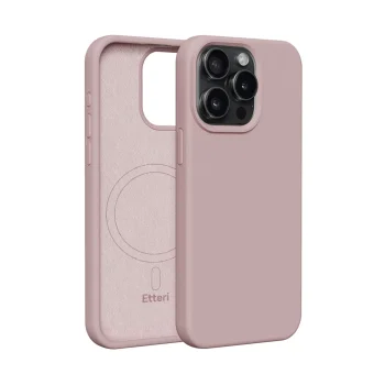 Etteri Silicone Mag Case for Apple iPhone 15 Pro 6.1" Light Pink