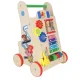 Educational pusher, walker, wooden 6-in-1
