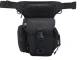 Tactical Drop Leg Waist Bag, 6 Pockets, Black