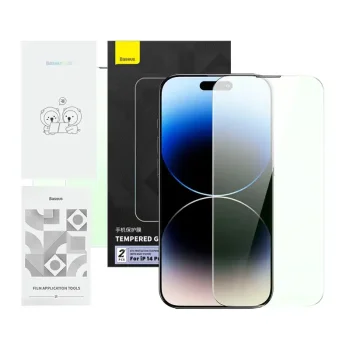 Baseus Crystal Series Tempered Glass for iPhone 14 Pro with Eye Protection Filter