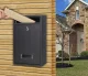 Simple Post Galvanized Steel Mailbox