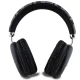 Guess GCUBE Metallic Script Logo Wireless Headphones, Black