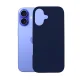 3mk Silicone Case for iPhone 16 Plus, Navy Blue