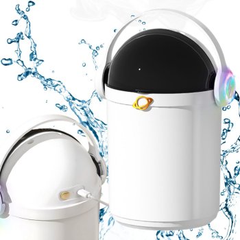Cool Mist Air Humidifier and Aroma Diffuser with RGB LED Light, USB, White