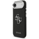 Guess Grained Big 4G Classic Logo Case for iPhone 17 Air, Black