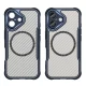 Leading Series MagSafe Silicone Case for iPhone 16, Blue