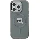 Karl Lagerfeld iPhone 15 Pro Max Case IML Metal Karl Head MagSafe, Black