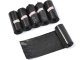 Strong Dog Poop Bags 50 Rolls with Dispenser and Leash Clip, Black
