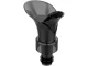 2-in-1 Bottle Pourer and Stopper, Black