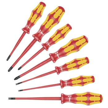 Wera 160 iSS/7 Kraftform Plus Series 100 VDE Screwdriver Set, 7 pcs