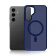 3mk Smoke MagCase for Samsung Galaxy S24, Blue-Translucent