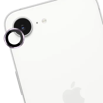 3mk Lens Protection Pro Tempered Glass for iPhone 16e, Purple